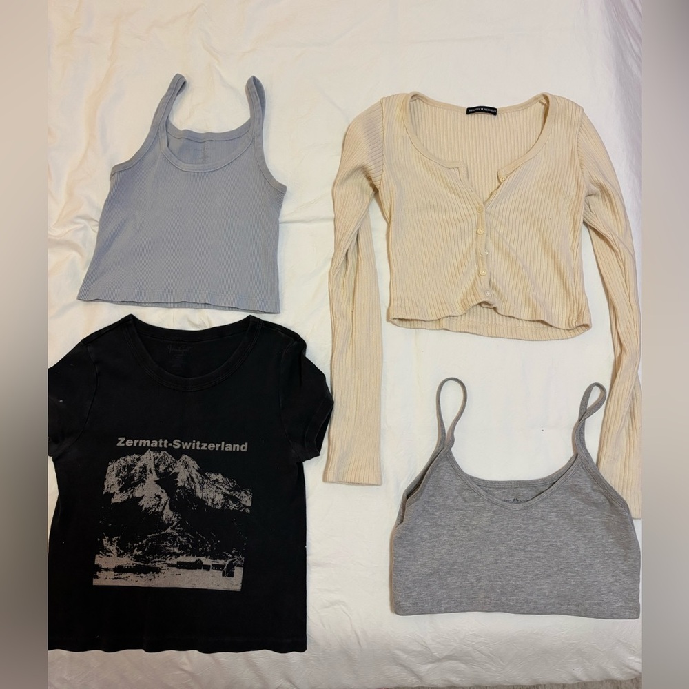 Brandy Melville set of four shirts